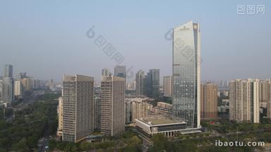 惠州双子星国际商务大厦航拍